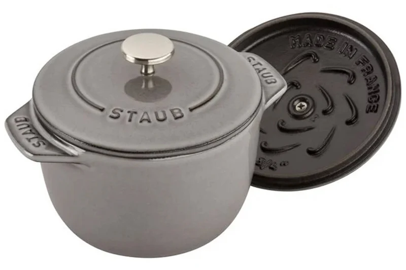 Cocotte à riz et légumineuses Staub Gohan en fonte émaillée gris graphite