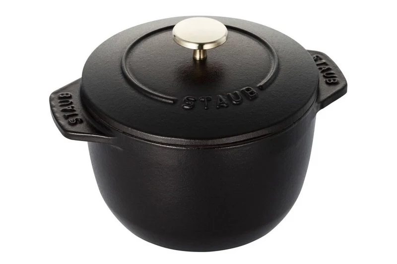 Cocotte à riz et légumineuses Staub Gohan en fonte émaillée noir mat