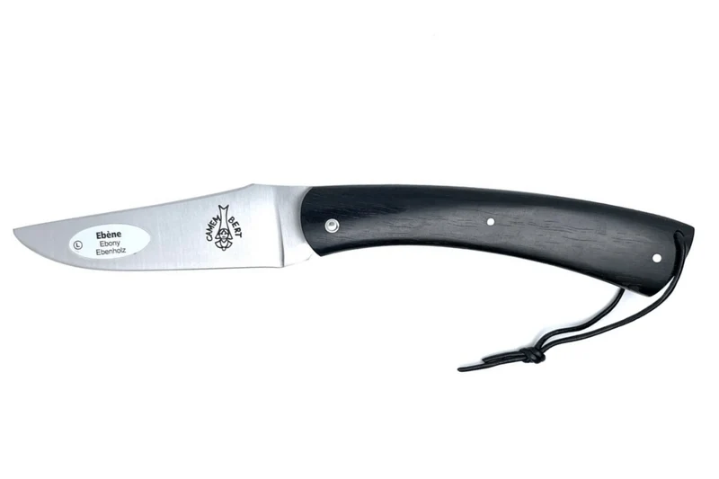 Couteau Camembert Sauveterre artisanal plein manche ébène 11cm
