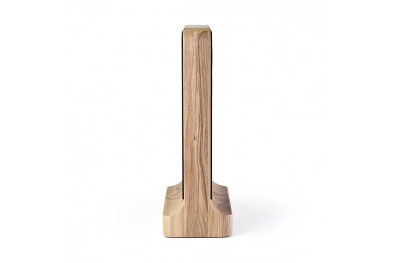 Bloc aimanté Bisbell en frêne soft touch pour 8 couteaux