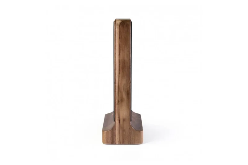 Bloc aimanté Bisbell en acacia soft touch pour 8 couteaux