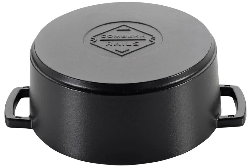 Cocotte Combekk Original Dutch Oven 28cm en fonte émaillée recyclée noire