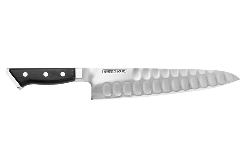 Couteau de chef alvéolé japonais Glestain K series 24cm