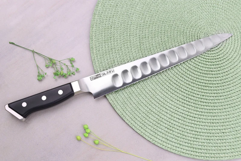 Couteau sujihiki alvéolé japonais Glestain K Series 24cm