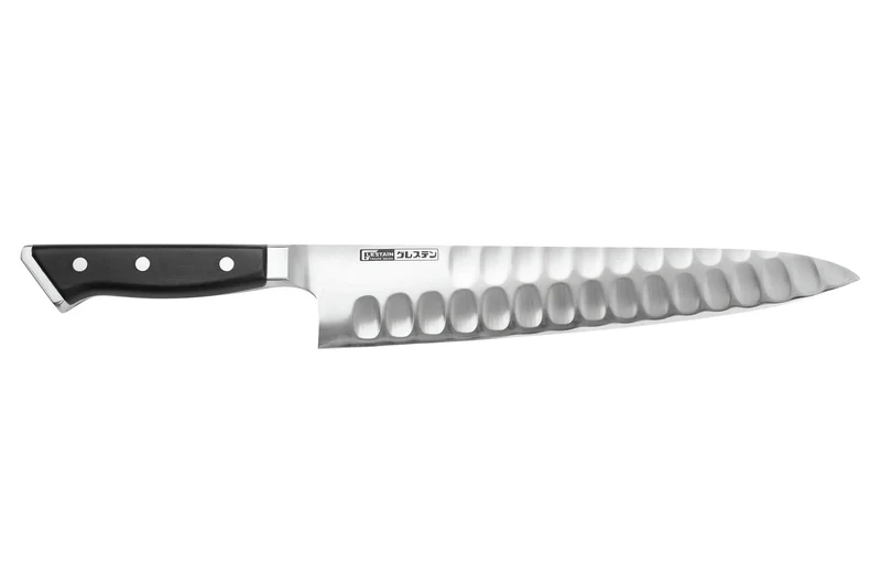 Couteau de chef alvéolé japonais Glestain K Series 27cm