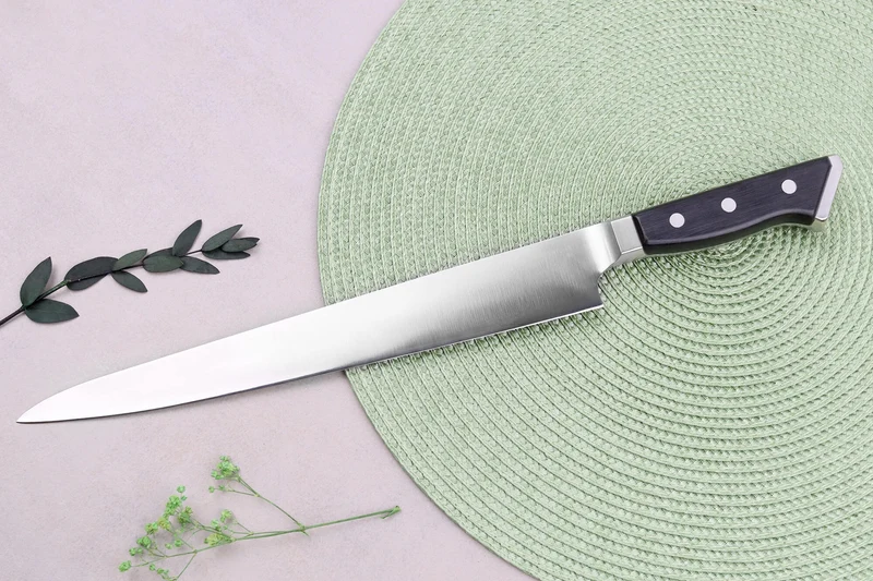 Couteau sujihiki alvéolé japonais Glestain K Series 27cm