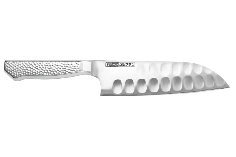 Couteau santoku alvéolé japonais Glestain Home Series 17cm