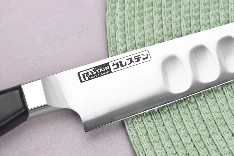 Couteau sujihiki alvéolé japonais Glestain K Series 21cm