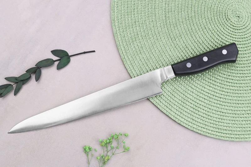 Couteau sujihiki alvéolé japonais Glestain K Series 21cm