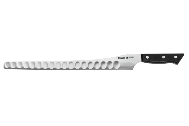 Couteau à saumon alvéolé dos courbé japonais Glestain SO Series 31cm