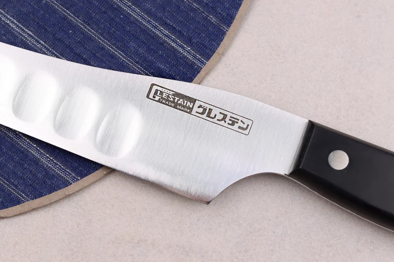 Couteau à saumon alvéolé dos courbé japonais Glestain SO Series 31cm