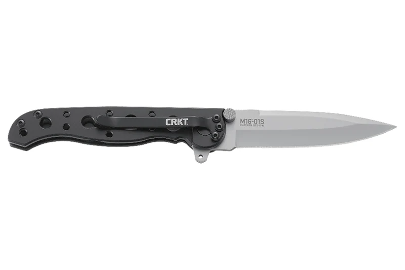Couteau pliant CRKT M16-01S manche inox noir 10cm