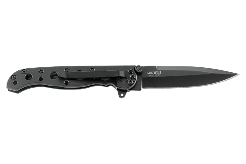 Couteau pliant CRKT M16-01KS lame noire manche inox noir 10,2cm