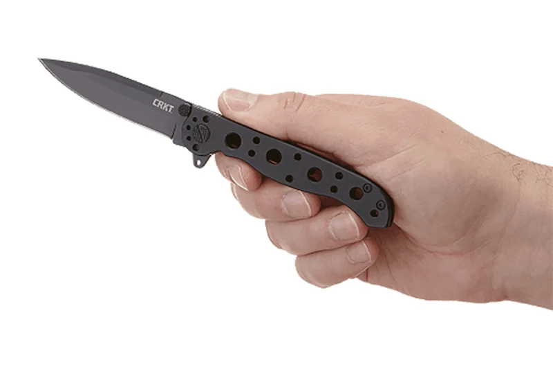 Couteau pliant CRKT M16-01KS lame noire manche inox noir 10,2cm