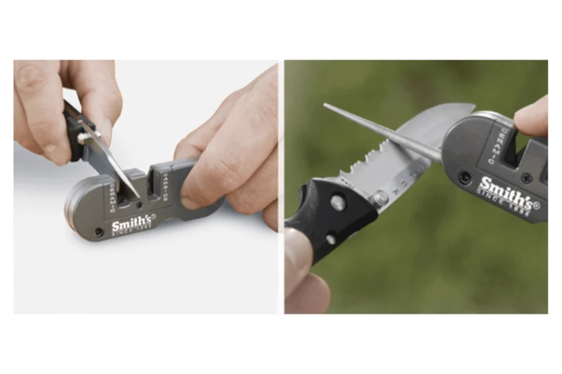 Aiguiseur de poche Smith's 2 fentes + tige diamant