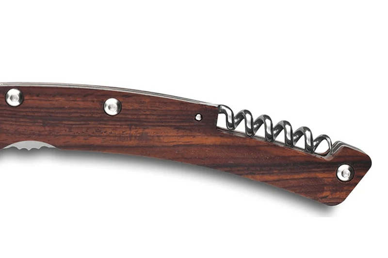 Couteau pliant semi dentelé Le Thiers Liner Lock Claude Dozorme vallernia 12,5cm