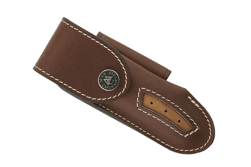 Etui Max CapdeBarthes T cuir pérou 12cm pour couteaux pliants