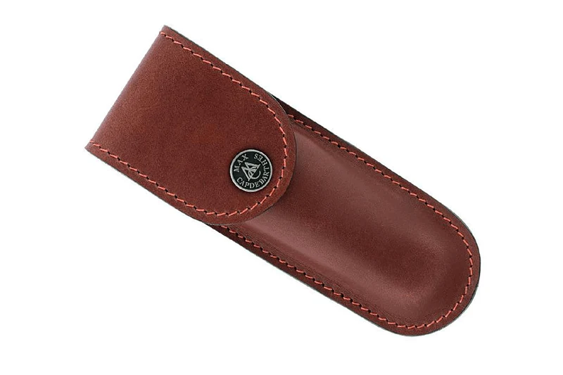Etui Max CapdeBarthes S100 cuir Pérou pour couteau de poche Laguiole