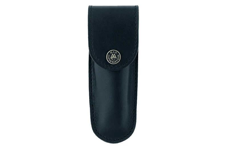 Etui Max CapdeBarthes S100 cuir noir pour couteau de poche Laguiole