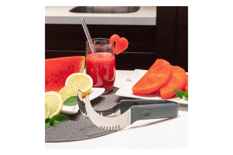 Coupe­-pastèque "Hook" Westmark silicone et acier inox