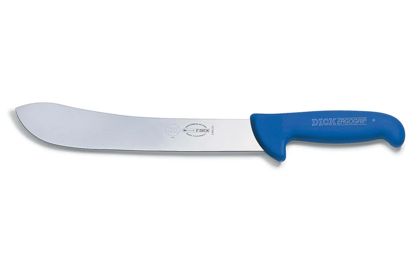 Couteau de boucher Dick Ergogrip pointe large manche bleu