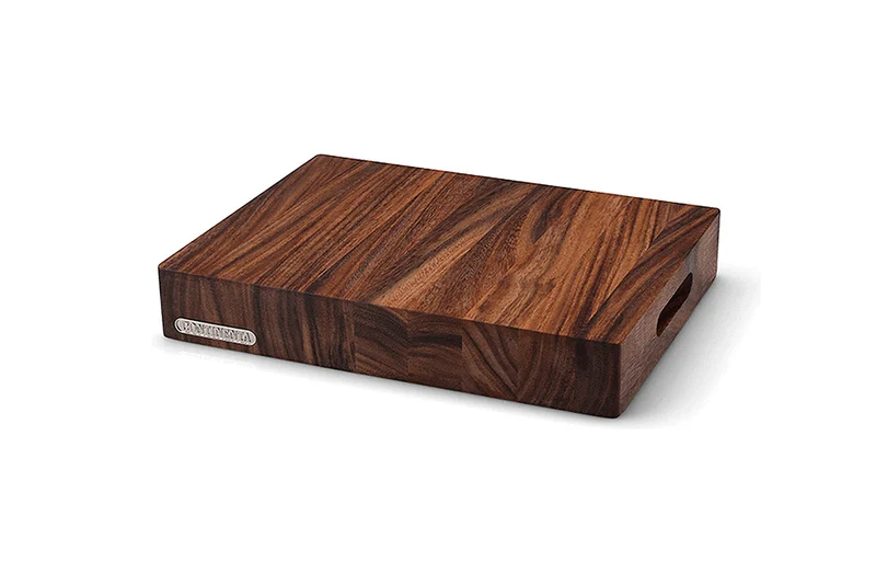Billot de cuisine Continenta en bois d'acacia avec poignées