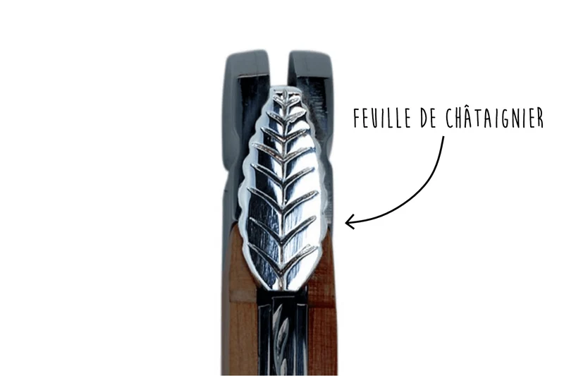 Couteau pliant Le Corrèze acier inox Z100 manche bois de genévrier 12cm