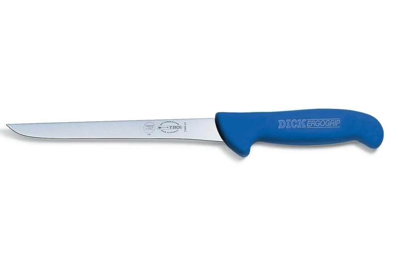 Couteau désosseur Dick Ergogrip lame étroite manche bleu