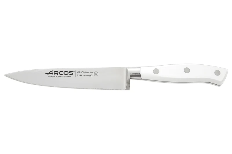 Bloc design 4 couteaux + ciseaux Arcos Riviera White