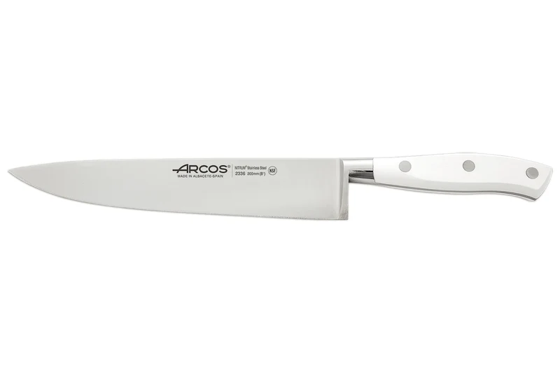 Bloc design 4 couteaux + ciseaux Arcos Riviera White
