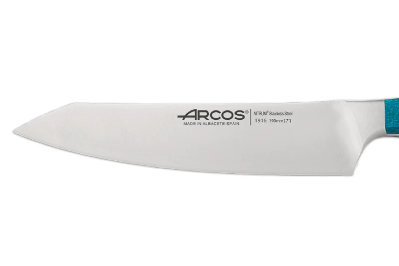 Bloc blanc laqué Arcos Brooklyn 3 couteaux + 1 paire de ciseaux