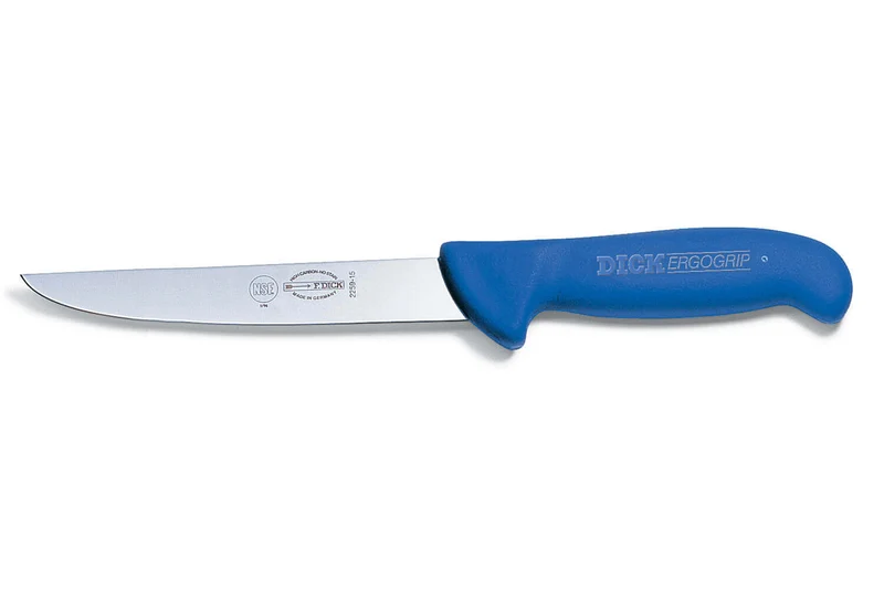 Couteau désosseur Dick Ergogrip lame large manche bleu