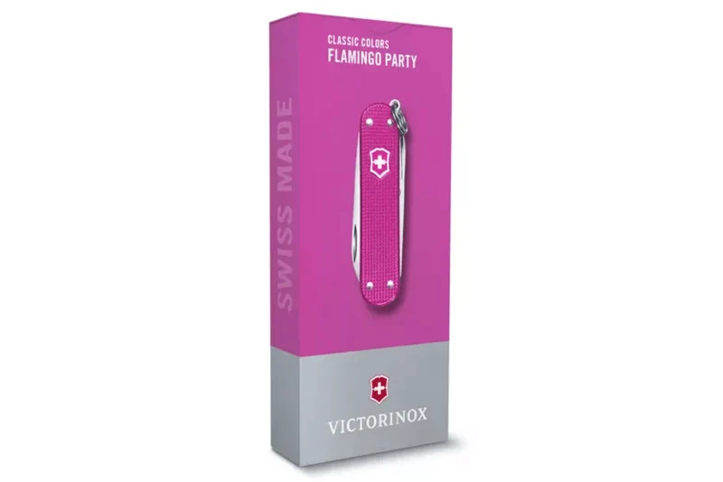 Couteau suisse Victorinox Classic Alox Colors Flamingo Party 58mm 5 fonctions