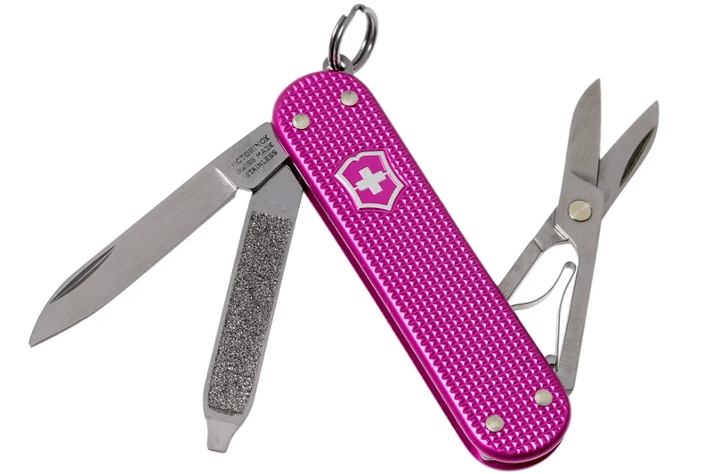 Couteau suisse Victorinox Classic Alox Colors Flamingo Party 58mm 5 fonctions