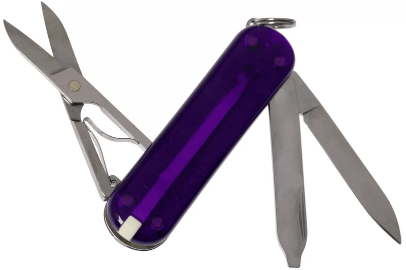 Couteau suisse Victorinox Classic SD Colors Translucide Persian Indigo 58mm 7 fonctions