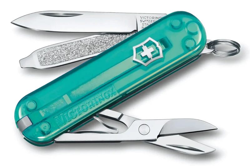 Couteau suisse Victorinox Classic SD Colors Translucide Tropical Surf 58mm 7 fonctions