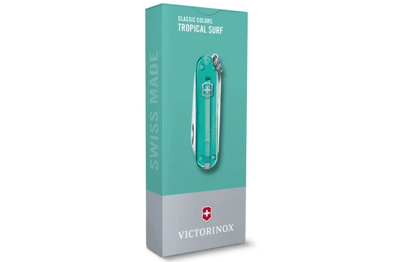 Couteau suisse Victorinox Classic SD Colors Translucide Tropical Surf 58mm 7 fonctions