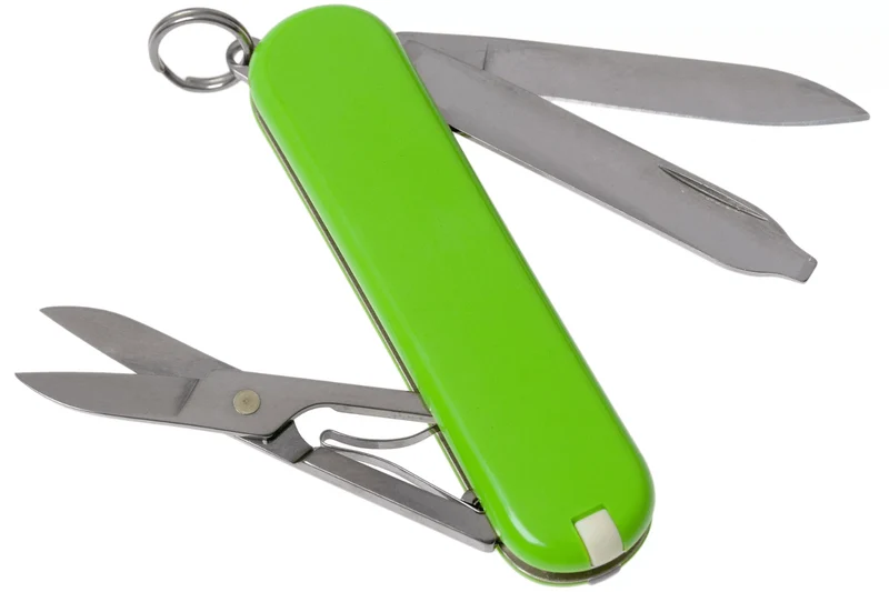 Couteau suisse Victorinox Classic SD Colors Smashed Avocado 58mm 7 fonctions