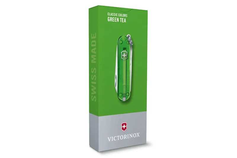 Couteau suisse Victorinox Classic SD Colors Translucide Green Tea 58mm 7 fonctions