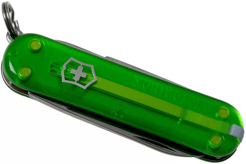 Couteau suisse Victorinox Classic SD Colors Translucide Green Tea 58mm 7 fonctions