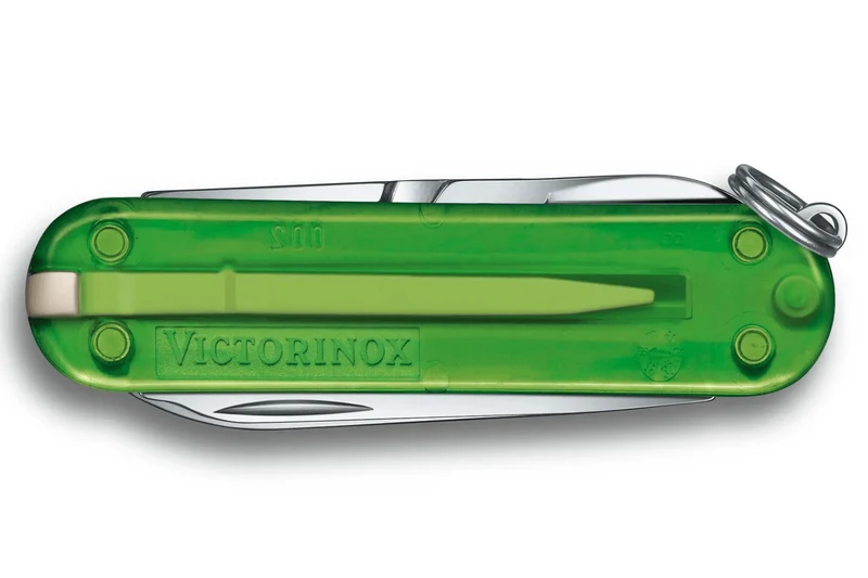 Couteau suisse Victorinox Classic SD Colors Translucide Green Tea 58mm 7 fonctions