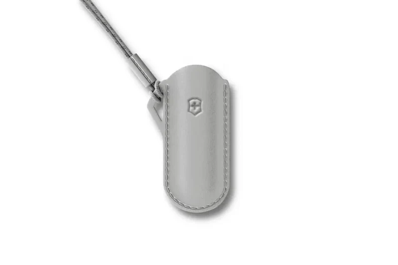 Etui cuir gris Victorinox Mystical Morning pour couteaux suisses 7cm