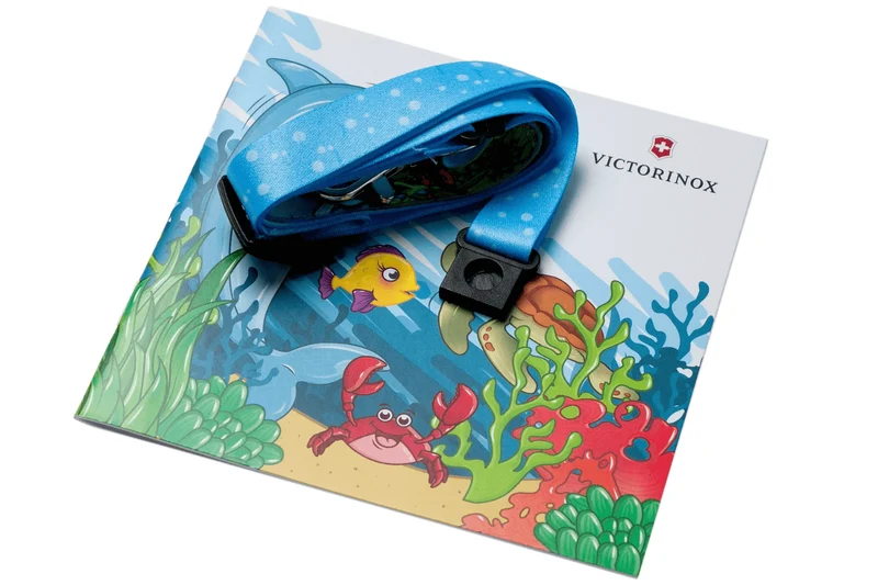 Couteau suisse pour enfant My First Victorinox édition animaux motif dauphin 84mm 9 fonctions
