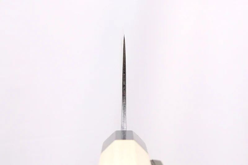 Couteau nakiri japonais artisanal Masakage Shimo 16,5cm Shirogami