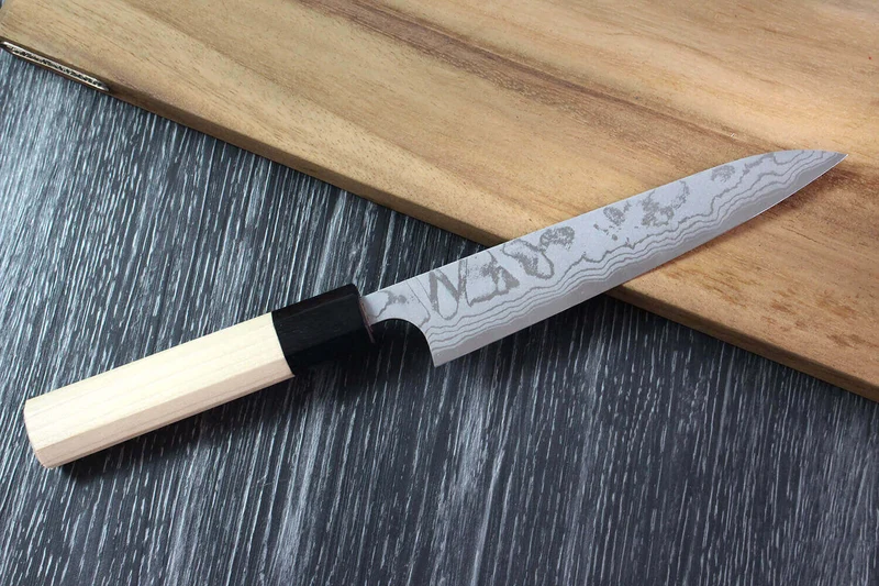 Couteau universel japonais artisanal Masakage Shimo 15cm Shirogami