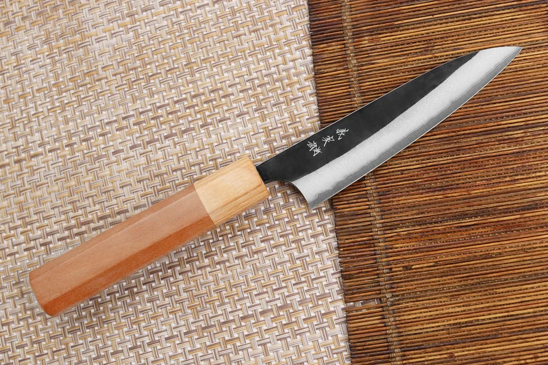 Couteau universel japonais artisanal Yoshimi Kato AS Brut 12cm