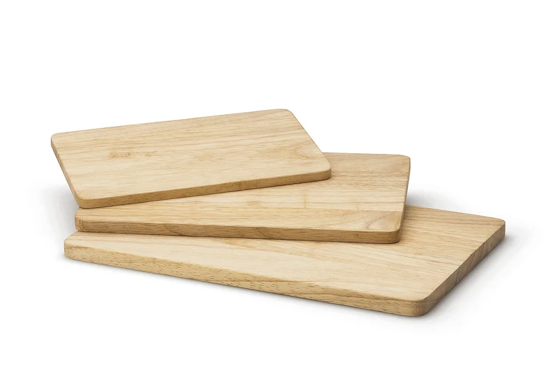 Planche à découper Continenta en bois d'hévéa