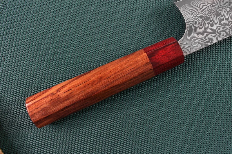 Couteau de chef japonais artisanal Yoshimi Kato 24cm SG2 Damascus