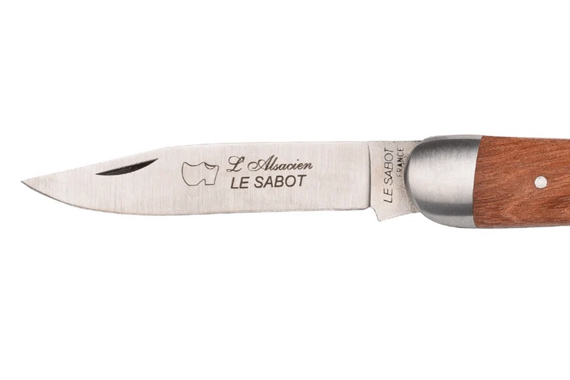 Couteau pliant Au Sabot L'Alsacien manche kotibé tire-bouchon 10cm