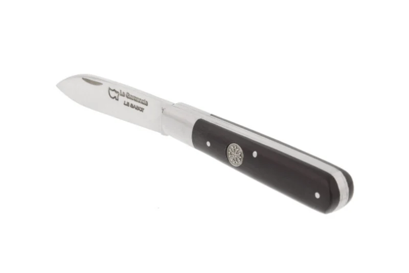 Couteau pliant AU SABOT Le Garonnais acier Sandvik manche ébène 10,5cm